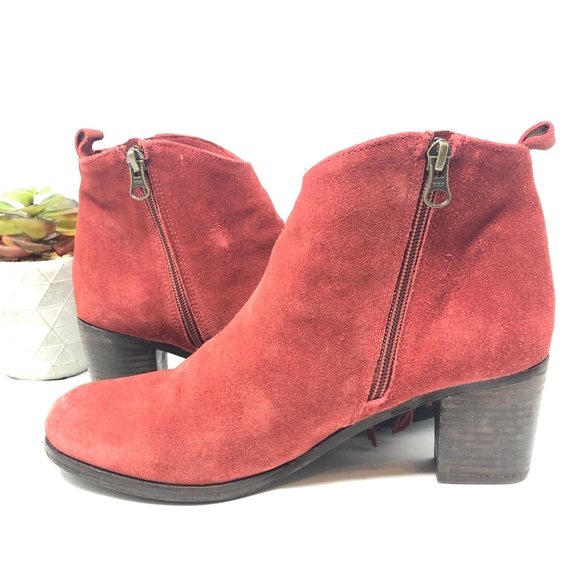 Matisse | Red Fringe Boho Western Booties 9.5 - Picture 6 of 8
